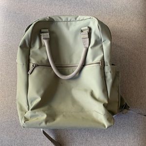 Green backpack